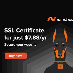 SSL for just $7.88/year! [Namecheap]