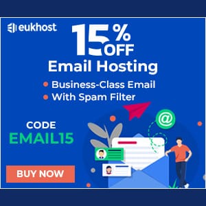 15% Off Email Hosting
