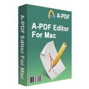 5% Off A-PDF Editor for Mac