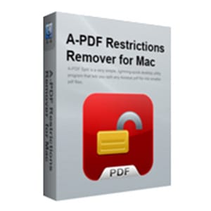 5% Off A-PDF Restrictions Remover for Mac