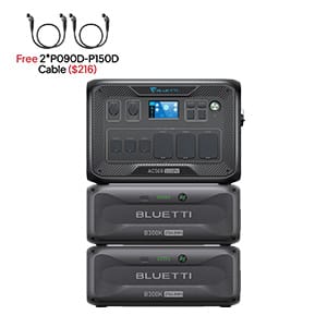 Down to $2499!Enjoy the 40% off for AC300+B300+PV350!Get another 5% discount!Use the code