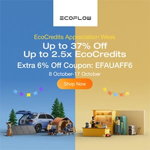 EcoFlow EcoCredits Week-AU Up to 37% Off