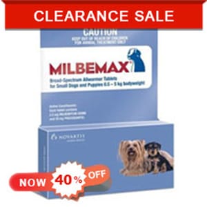 Milbemax for Dogs! Save 40% Off + 5% Extra Discount & Free Shipping