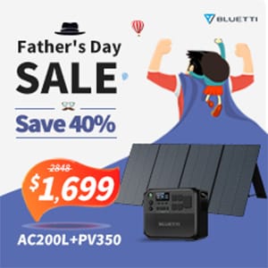 Save 40% off!AC200L+PV350 down to $1699!