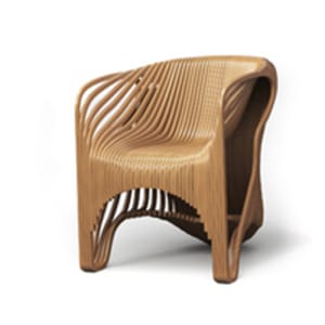 5% Off Spline Flow: Contemporary Wooden Armchairs