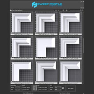 5% Off Sweep Profile Panel Chair Rail Molding-B 1