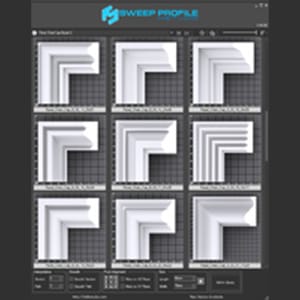 5% Off Sweep Profile Panel Chair Rail Molding-B 2