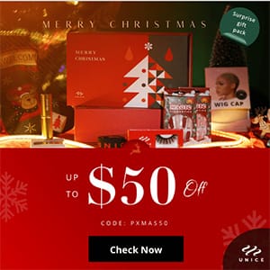 Unice Up To $50 Off, Merry Christmas!