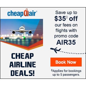 Cheap Airline Deals up to $35 off